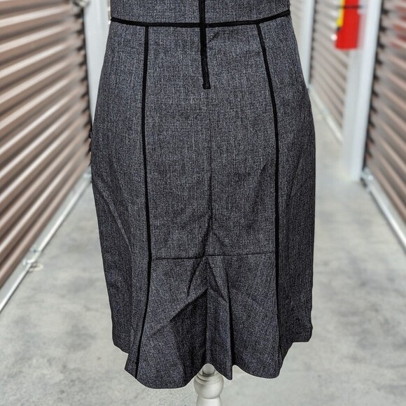 Basque Size 10P Gray & Black Bodycon Dress - Picture 5 of 11